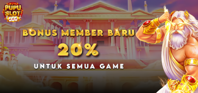 BONUS NEW MEMBER 20%